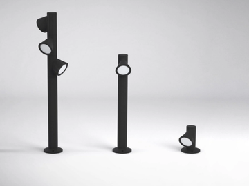 BRUCO - LED aluminium floor lamp by Martinelli Luce - view 2